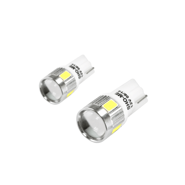 Лампочка светодиод габарит цоколь 4w 12v 1smd 7080 белая m 90134w megapower 6000k 60лм оф